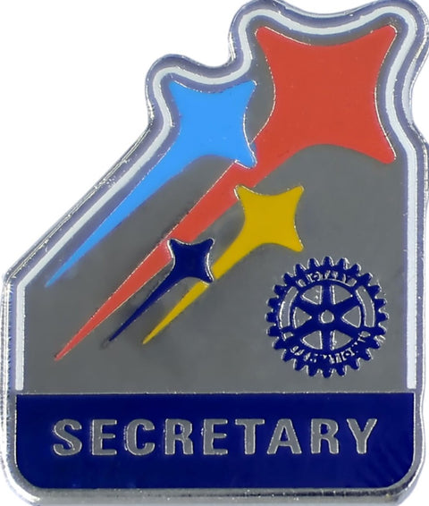 Rotary-Theme-2024-25-Secretary-Pin-Tej-Brothers