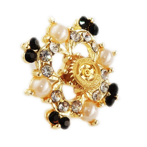 Rotary-Black-Pearl-Pin-High-Quality-Lapel-Pin-Tej-Brothers